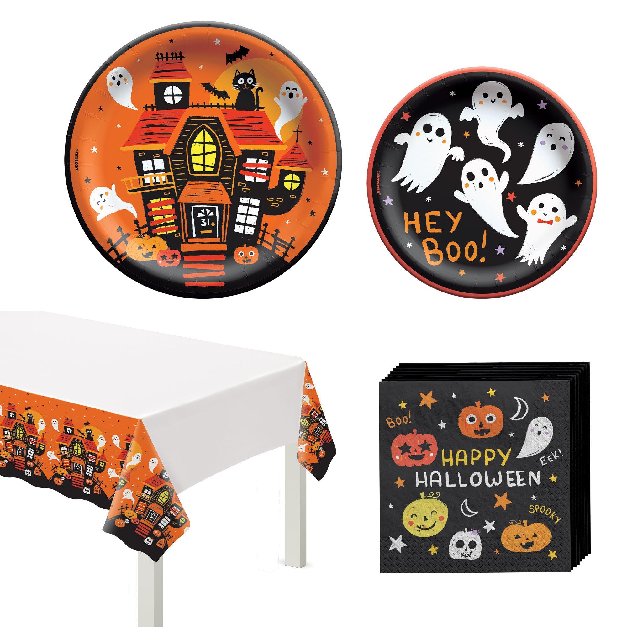 Spooky Friends Halloween Party Supplies Pack for 50 Guests